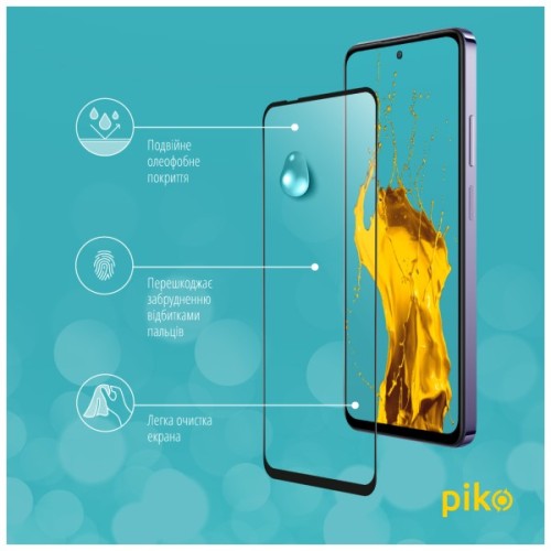 Скло захисне Piko Full Glue Oppo A80 Black (1283126598661)