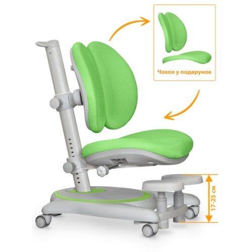 Дитяче крісло Mealux Ortoback Duo Base Green (Y-510 KZ Base)