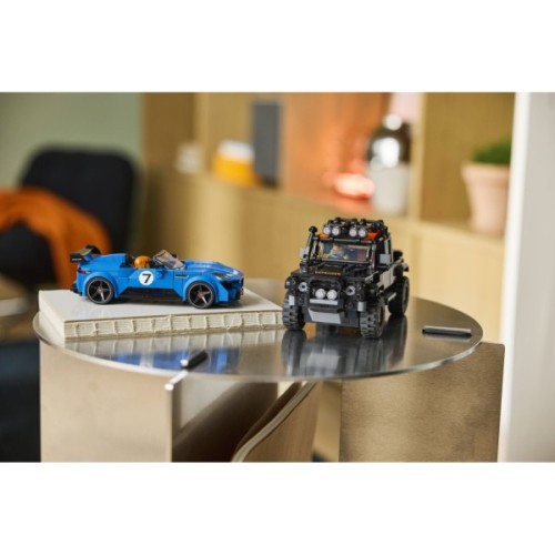 Конструктор LEGO Speed Champions Jaguar Project 7 та Land Rover Defender (77264)