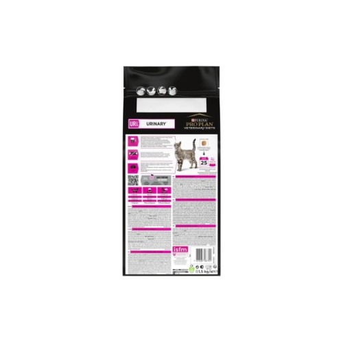 Сухий корм для кішок Purina Pro Plan Veterinary Diets UR Urinary при сечокам'яній хворобі 1.5 кг (7613035160552)
