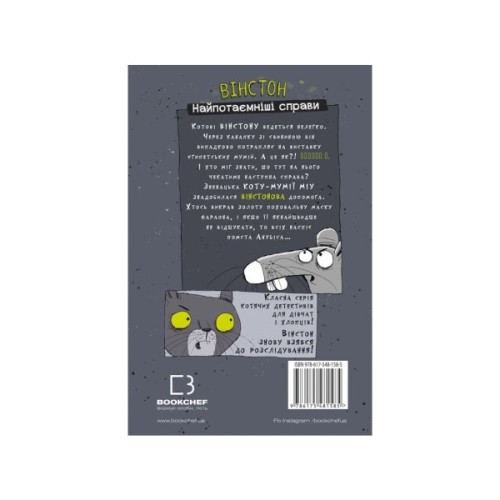 Комікс Вінстон. Найпотаємніші справи: Прокляття вартового кота - Фрауке Шойнеманн BookChef (9786175481585)