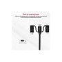 Дата кабель USB 2.0 AM to Lightning + Micro 5P + USB-C pentapower.black Promate (pentapower.black)