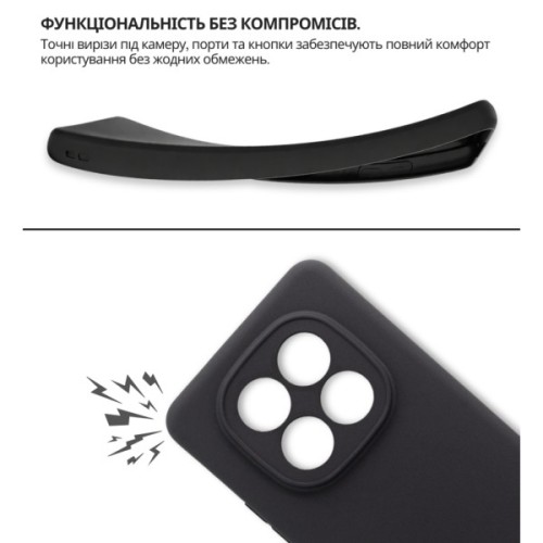 Чохол до мобільного телефона BeCover Xiaomi Redmi Note 15 Pro 4G Black (714972)