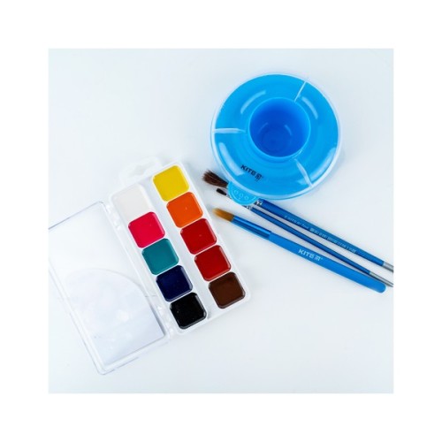 Акварельні фарби Kite Classic, 10 кольорів (K-060)