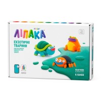 Набір для творчості Lipaka пластилину, Тарантул, Черепаха, Помаранчева жаба (60050-UA01)