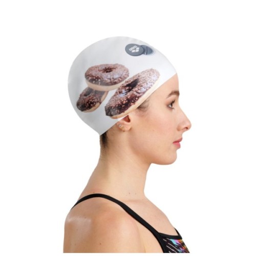 Шапка для плавання Arena HD Cap 005572-201 пончики Уні OSFM (3468336776476)