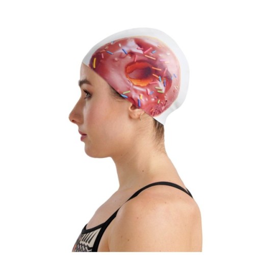 Шапка для плавання Arena HD Cap 005572-201 пончики Уні OSFM (3468336776476)