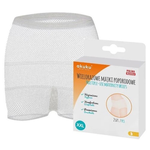 Післяпологові труси Akuku багаторазові в сіточку, розмір XXL (A0236)
