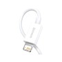 Дата кабель USB 2.0 AM to Lightning 1.0m 2.4A white Baseus (CALYS-A02)