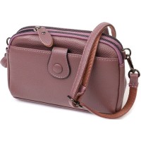 Сумка Vintage З натуральної шкіри Пудрова (22126)