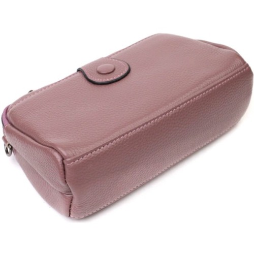 Сумка Vintage З натуральної шкіри Пудрова (22126)