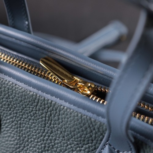 Сумка Vintage З натуральної шкіри Блакитна (22282)