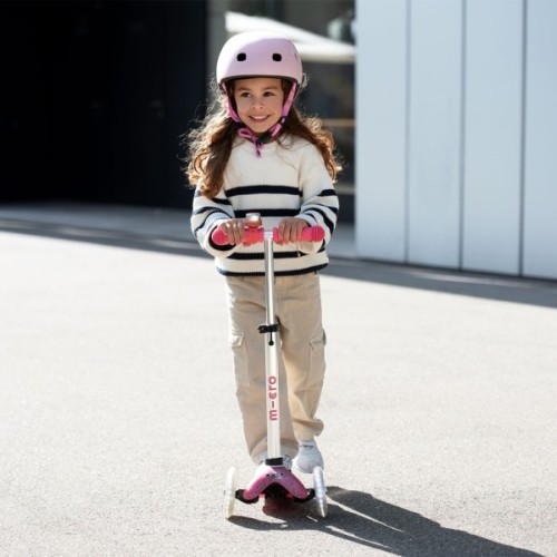 Самокат Micro Mini Deluxe Fairy Glitter LED Рожевий (MMD208)