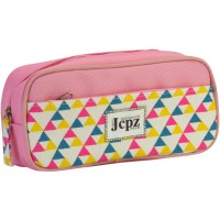 Пенал Cool For School 2 відділення Рожевий (J-2396-pink)