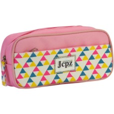 Пенал Cool For School 2 відділення Рожевий (J-2396-pink)