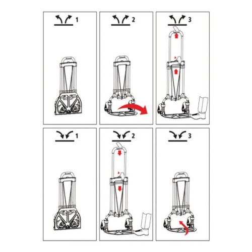 Візок вантажний Stanley універсальний, складаний, платформа 39х29см, до 60кг (SXWT-FT584)