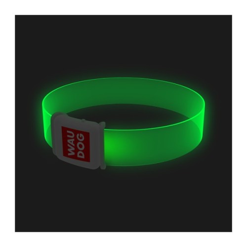 Нашийник для тварин WAUDOG LED з підсвічуванням, магнітна застібка, Д 35 см (5276)