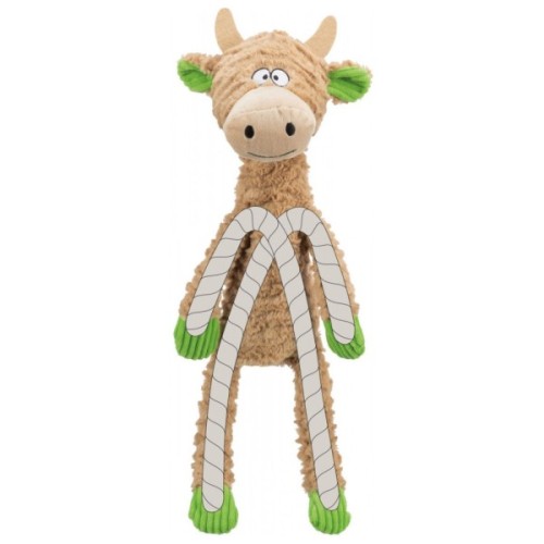 Іграшка для собак Trixie Корова зі звуком 50 см бежева (4047974347218)