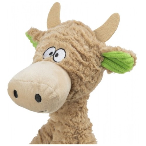 Іграшка для собак Trixie Корова зі звуком 50 см бежева (4047974347218)