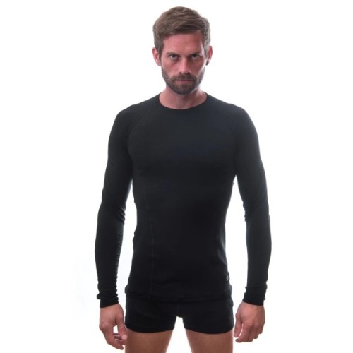 Термокофта Sensor Merino DF LS black 15100021 XXL (SM11M-black-XXL)