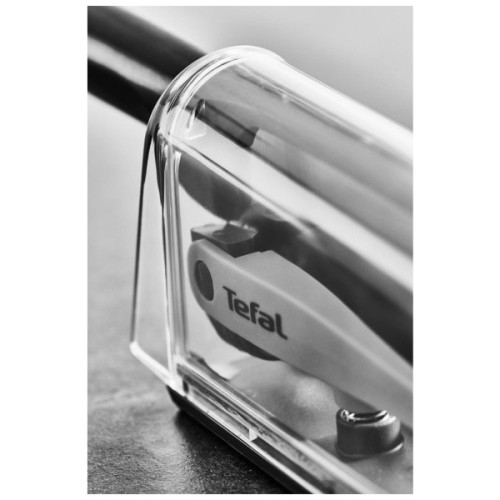Кухонний ніж Tefal Eversharp, 16.5см, з чохол-точило нержавіюча сталь, чорний (K2569004)