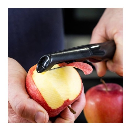 Овочечистка KitchenAid Classic вертикальна 22 см чорний (KCG112OHOBE)