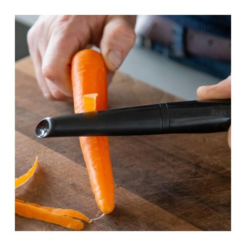 Овочечистка KitchenAid Classic вертикальна 22 см чорний (KCG112OHOBE)