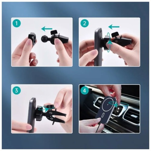 Зарядний пристрій Choetech wireless Qi 15W black (T200-F-201BK)