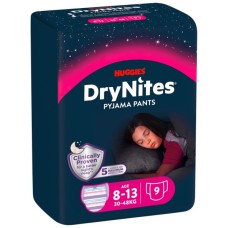 Підгузки Huggies DryNites для дівчаток 8-13 років 9 шт (5029053527604)