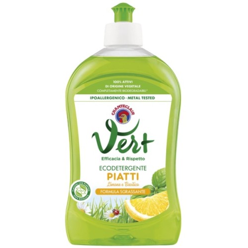 Засіб для ручного миття посуду ChanteClair Vert Лимон та базилік 500 мл (8015194510411)