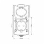Розетка Videx BINERA IP65 зовнішня 1ая із заземленням сірка (BINERA IP65 наружная 1ая с заземлением сера)