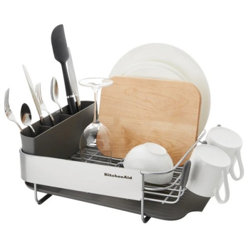 Сушарка для посуду KitchenAid Sinkware 41 x 33 x 17 см сірий (KEG895BXCGA)