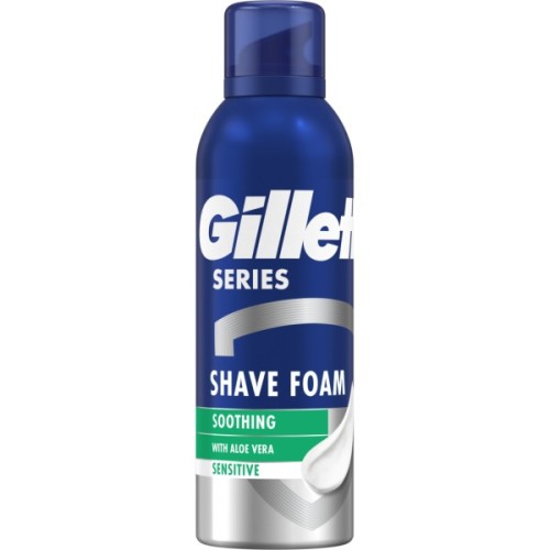 Піна для гоління Gillette Series Soothing Для чутливої шкіри з алое вера 200 мл (8001090870926)