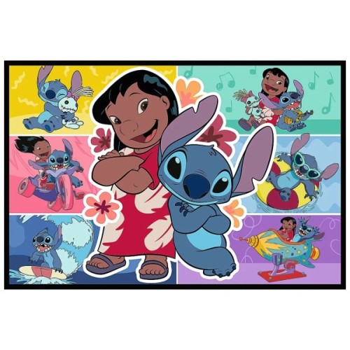 Пазл Trefl Lilo&Stitch Щасливе життя Стіча 2х200 елементів (5900511133349)
