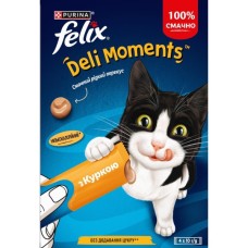Ласощі для котів Purina Felix DeliMoments з куркою 40 г (8445291632479)