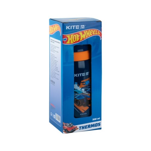 Поїльник-непроливайка Kite Термос 350 мл, Hot Wheels (HW24-301)
