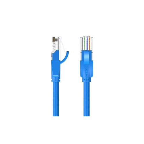 Патч-корд 0.5м, UTP cat 6 RJ-45 blue Vention (IBELD)