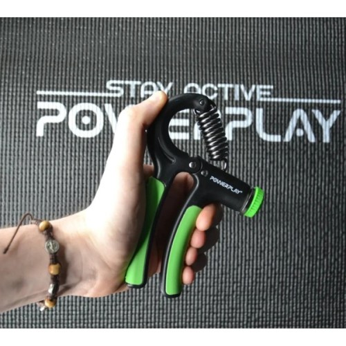 Еспандер PowerPlay кистьовий 10-40 кг Strength Grip Чорно-зелений (PP_4323_Bl/Green)
