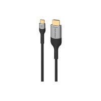 Кабель мультимедійний USB-C to HDMI M 1.8m grey Promate (mediacord-8k.grey)