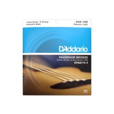 Струни для гітари D'Addario Acoustic Bass Phosphor Bronze Light 5-String (45-130) (EPBB170-5)