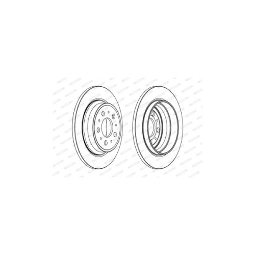 Гальмівний диск FERODO DDF1079C