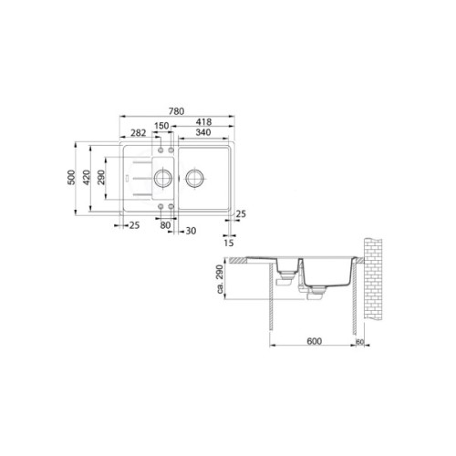 Мийка кухонна Franke Basis BFG 651-78 (114.0667.448)