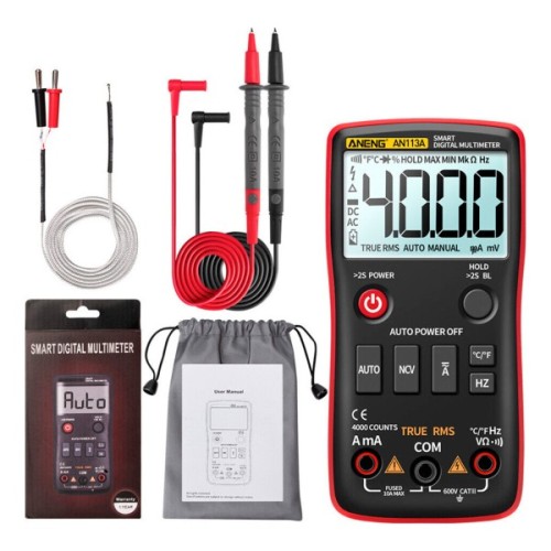 Цифровий мультиметр ANENG AN113A, V, A, R, T, F (AN113A)