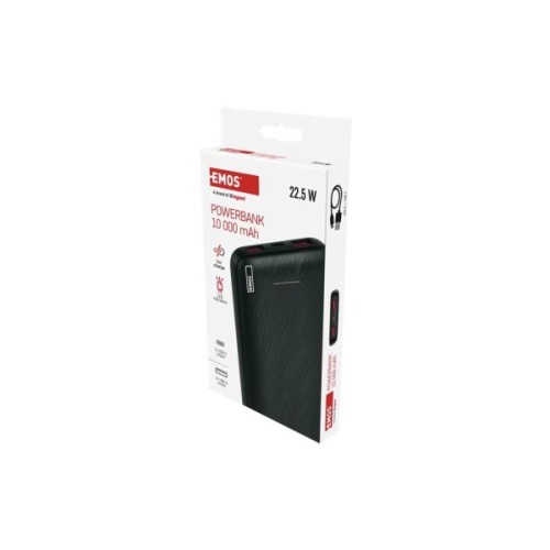 Батарея універсальна EMOS 10000mAh AlphaQ3, 22.5W, black (B0571B)