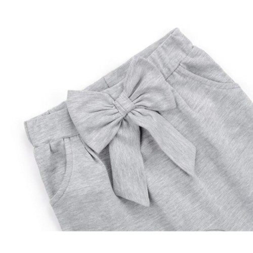 Штани дитячі Breeze з бантом (10704-98G-gray)