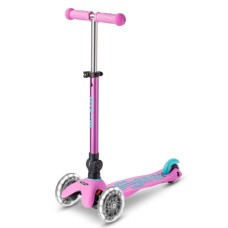 Самокат Micro Mini Deluxe Foldable LED" складний Лавандовий" (MMD398)