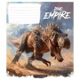 Зошит Школярик Dino empire 12 аркушів клітинка (012-3490K)