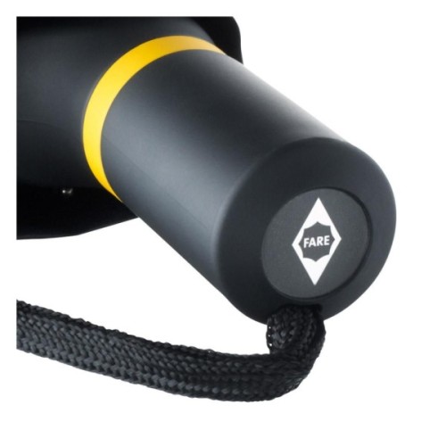 Парасоля Fare Exzenter 5199 складана, ручна 98 см black-yellow (FR.5199 black-yellow)