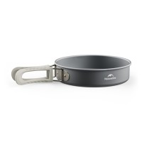 Набір туристичного посуду Naturehike CNK2450CF010, 2 каструлі 1л, 1.7л, сковорідка (6976507663335)