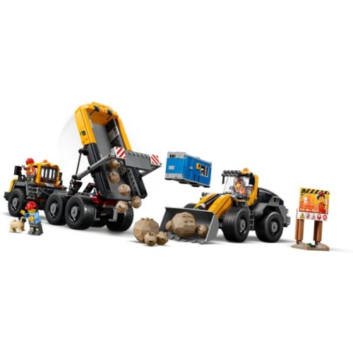 Конструктор LEGO City Самоскид і фронтальний ковшовий навантажувач (60494)